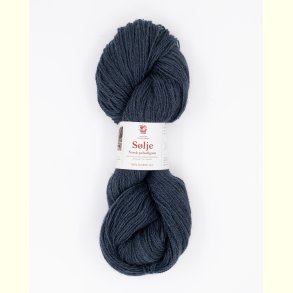 Hillesv�g - S�lje - Uldgarn - Bl�gr� 642143 - 100g
