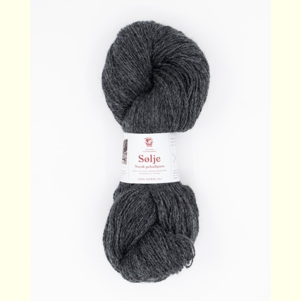 Hillesv�g - S�lje - Uldgarn - Lys Koksgr� 642144 - 100g