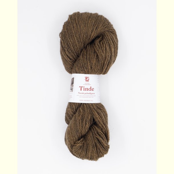 Hillesv�g - Tinde - Uldgarn - Lys Brun 652102 - 100g