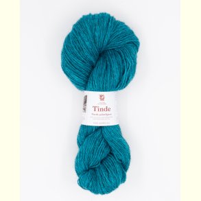 Hillesv�g - Tinde - Uldgarn - Turkis 652106 - 100g