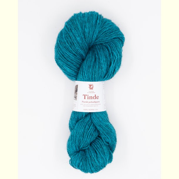 Hillesv�g - Tinde - Uldgarn - Turkis 652106 - 100g
