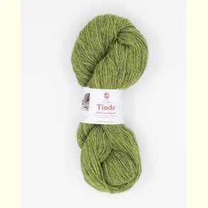 Hillesv�g - Tinde - Uldgarn - Lime 652107 - 100g
