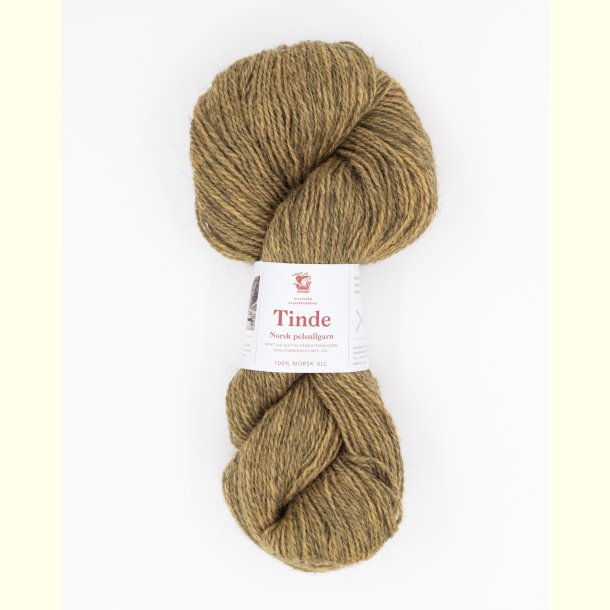Hillesv�g - Tinde - Uldgarn - Okker 652108 - 100g