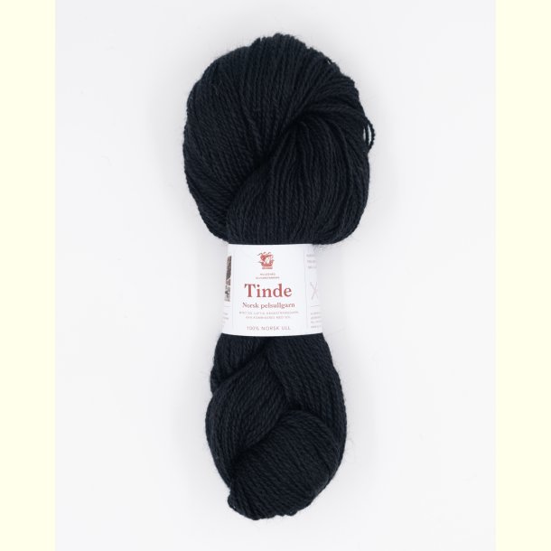 Hillesv�g - Tinde - Uldgarn - Sort 652109 - 100g