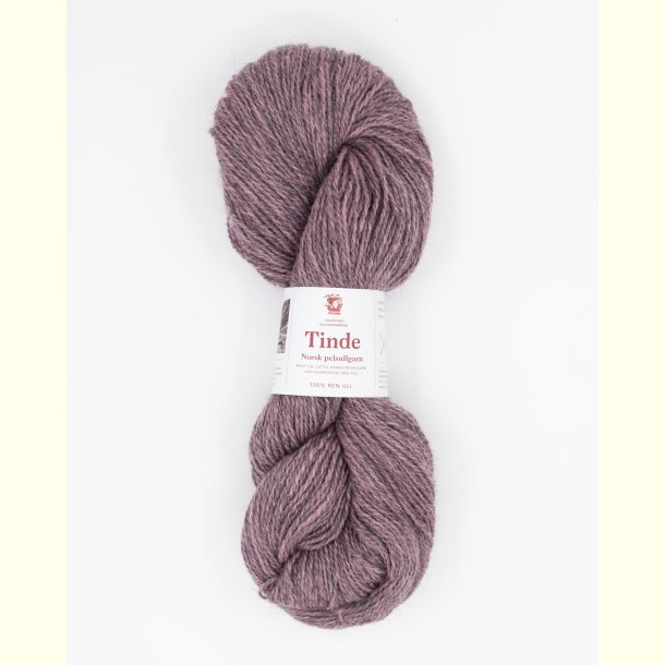 Hillesv�g - Tinde - Uldgarn - Rosa 652110 - 100g