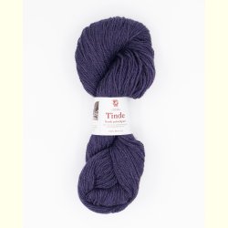 Hillesv�g - Tinde - Uldgarn - Gr�violet 652111 - 100g