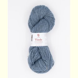 Hillesv�g - Tinde - Uldgarn - Lys Denimbl� 652113 - 100g