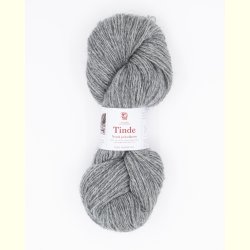 Hillesv�g - Tinde - Uldgarn - Naturgr� 652115 - 100g