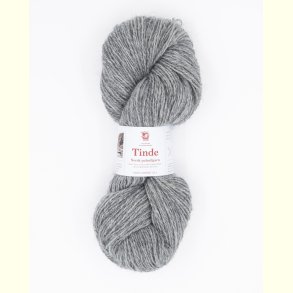 Hillesv�g - Tinde - Uldgarn - Naturgr� 652115 - 100g