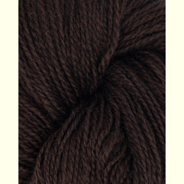 Hillesv�g - Tinde - Uldgarn - M�rk Brun 652116 - 100g