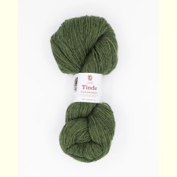Hillesv�g - Tinde - Uldgarn - Olivengr�n 652118 - 100g