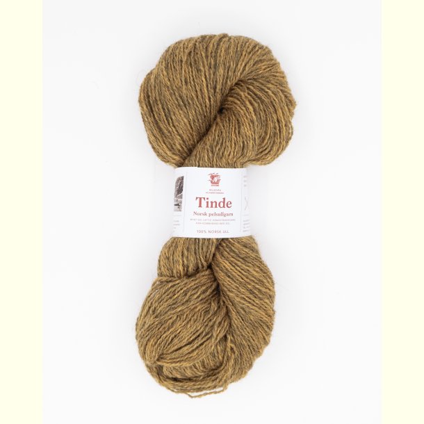 Hillesv�g - Tinde - Uldgarn - R�dgul 652122 - 100g