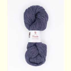 Hillesv�g - Tinde - Uldgarn - Gr�lig Lavendelbl� 652128 - 100g