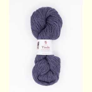 Hillesv�g - Tinde - Uldgarn - Gr�lig Lavendelbl� 652128 - 100g