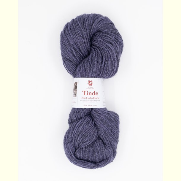 Hillesv�g - Tinde - Uldgarn - Gr�lig Lavendelbl� 652128 - 100g