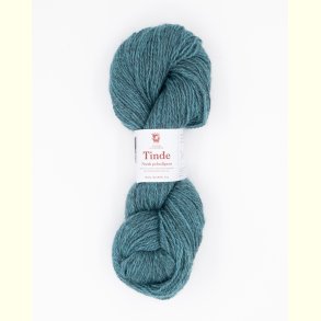 Hillesv�g - Tinde - Uldgarn - Lys Turkis 652130 - 100g