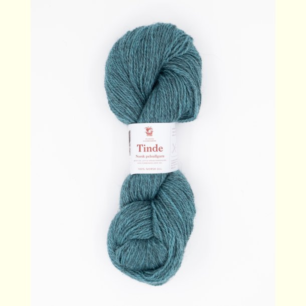 Hillesv�g - Tinde - Uldgarn - Lys Turkis 652130 - 100g