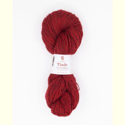 Hillesv�g - Tinde - Uldgarn - R�d 652132 - 100g