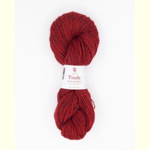 Hillesv�g - Tinde - Uldgarn - R�d 652132 - 100g