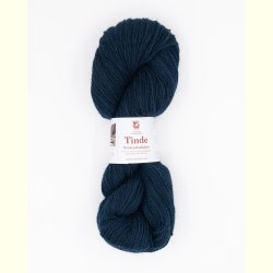 Hillesv�g - Tinde - Uldgarn - Marinebl� 652133 - 100g