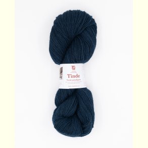Hillesv�g - Tinde - Uldgarn - Marinebl� 652133 - 100g