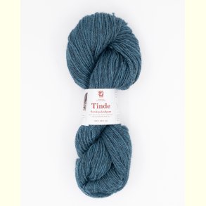 Hillesv�g - Tinde - Uldgarn - St�vet Flybl� 652139 - 100g