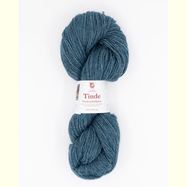 Hillesv�g - Tinde - Uldgarn - St�vet Flybl� 652139 - 100g