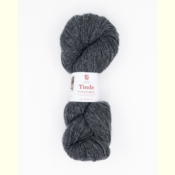 Hillesv�g - Tinde - Uldgarn - Lys Koksgr� 652144 - 100g