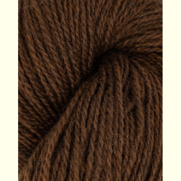 Hillesv�g - Tinde - Uldgarn - Brun 652147 - 100g