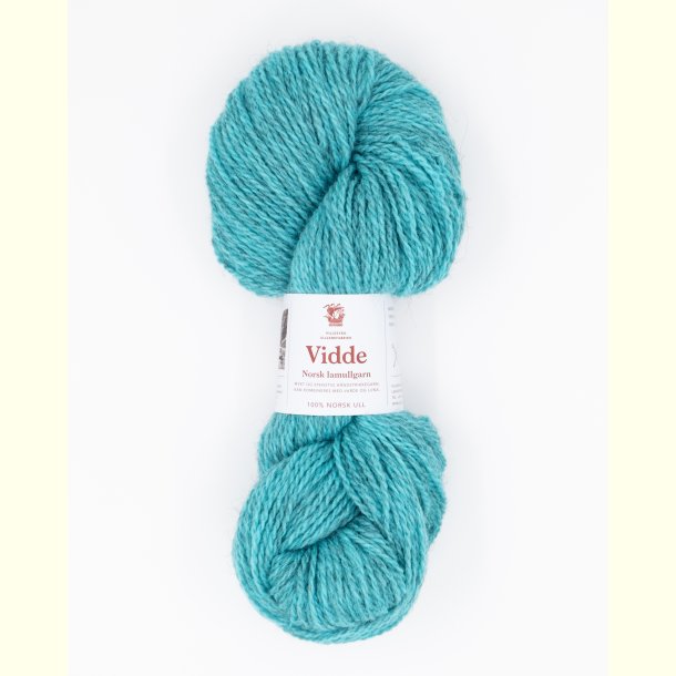 Hillesv�g - Vidde - Uldgarn - Lys Turkis 69303 - 100g