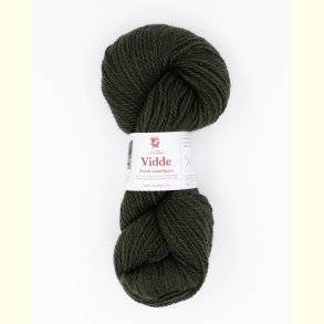 Hillesv�g - Vidde - Uldgarn - M�rk Olivengr�n 69304 - 100g