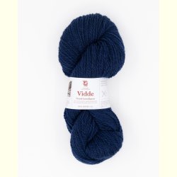 Hillesv�g - Vidde - Uldgarn - Marinebl� 69314 - 100g