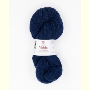 Hillesv�g - Vidde - Uldgarn - Marinebl� 69314 - 100g