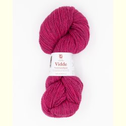 Hillesv�g - Vidde - Uldgarn - Cerise 69315 - 100g