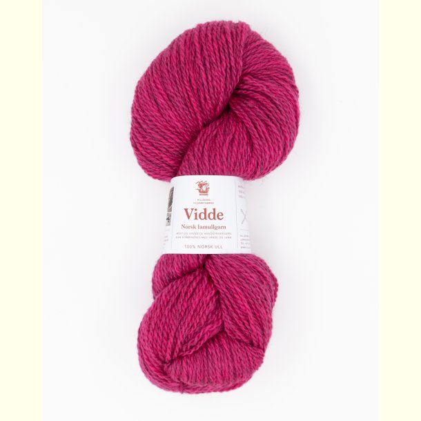 Hillesv�g - Vidde - Uldgarn - Cerise 69315 - 100g