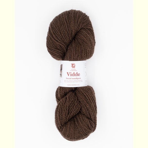 Hillesv�g - Vidde - Uldgarn - Brun 69322 - 100g