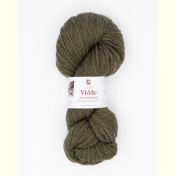 Hillesv�g - Vidde - Uldgarn - St�vet Oliven 69337 - 100g