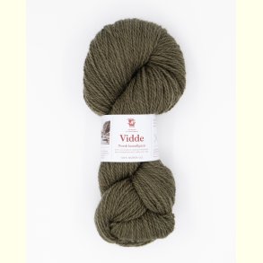 Hillesv�g - Vidde - Uldgarn - St�vet Oliven 69337 - 100g