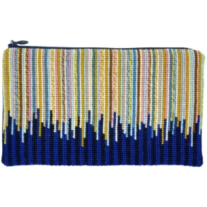 Fru Zippe - Broderikit - Color surf Pung