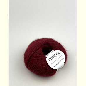 Onion Garn - Mohair + Wool - Vinr�d (318) - 50g
