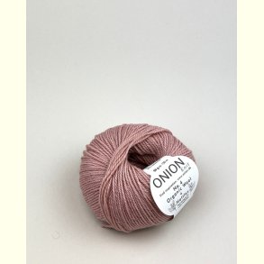 Onion Garn - No.4 Organic Wool + Nettles - uld/n�ldefiber garn - Laks 804 - 50g