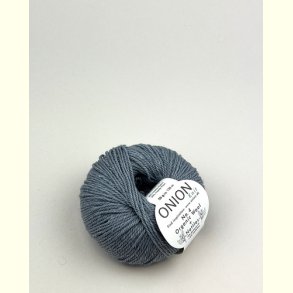 Onion Garn - No.4 Organic Wool + Nettles - uld/n�ldefiber garn - Gr� 805 - 50g