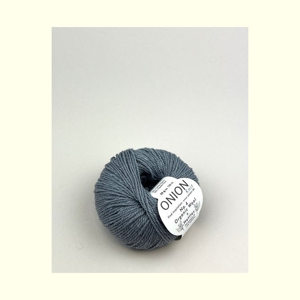 Onion Garn - No.4 Organic Wool + Nettles - uld/n�ldefiber garn - Gr� 805 - 50g