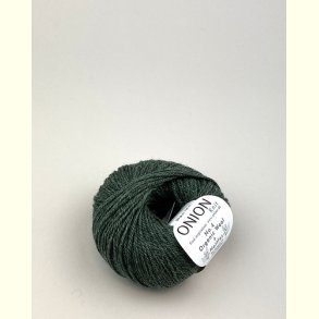 Onion Garn - No.4 Organic Wool + Nettles - uld/n�ldefiber garn - Flaskegr�n 806 - 50g