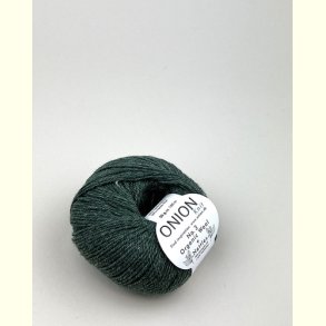 Onion Garn - No.3 Organic Wool + Nettles - uld/n�ldefiber garn - Flaskegr�n 1106 - 50g
