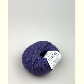Onion Garn - No.3 Organic Wool + Nettles - uld/n�ldefiber garn - Lilla 1128 - 50g