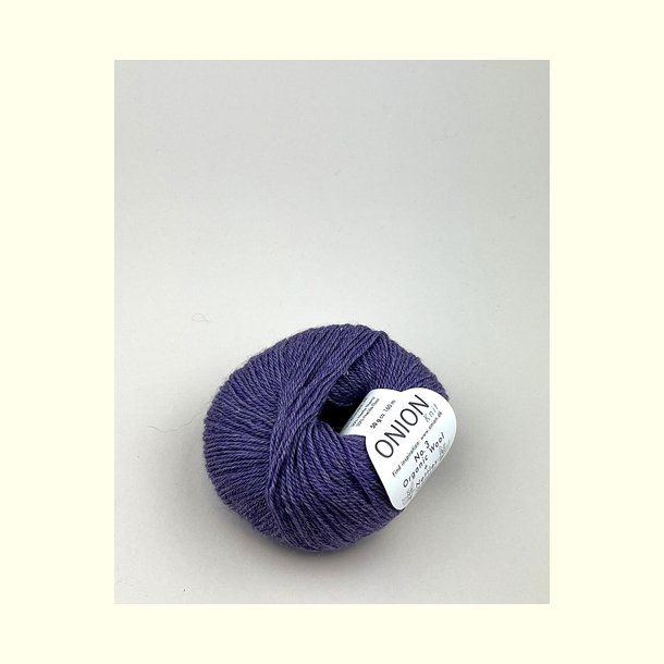 Onion Garn - No.3 Organic Wool + Nettles - uld/n�ldefiber garn - Lilla 1128 - 50g