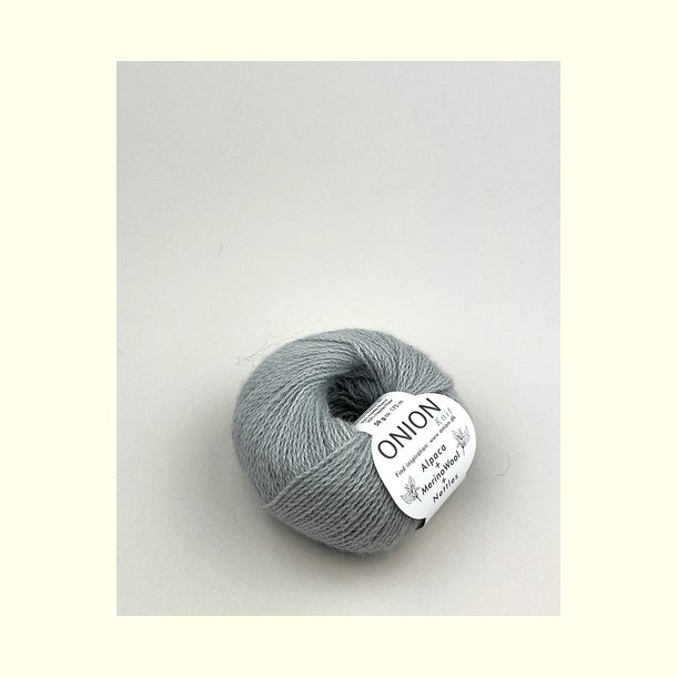 Onion Garn - Alpaca + Merino + Nettles - Lys Gr� (1209) - 50g