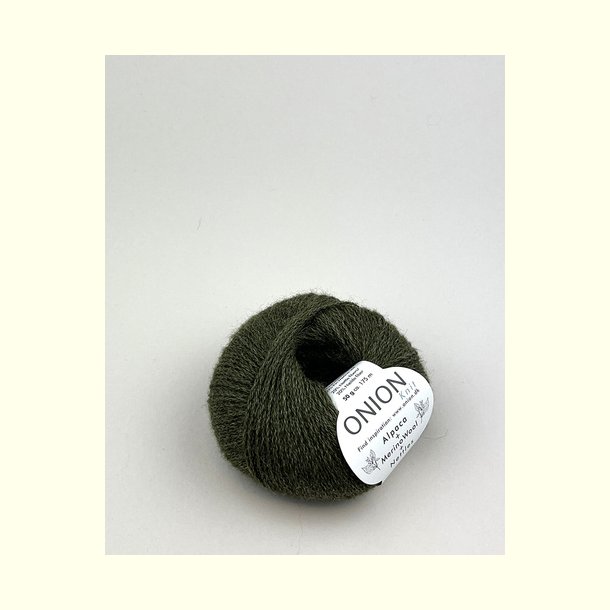 Onion Garn - Alpaca + Merino + Nettles - Khaki (1213) - 50g