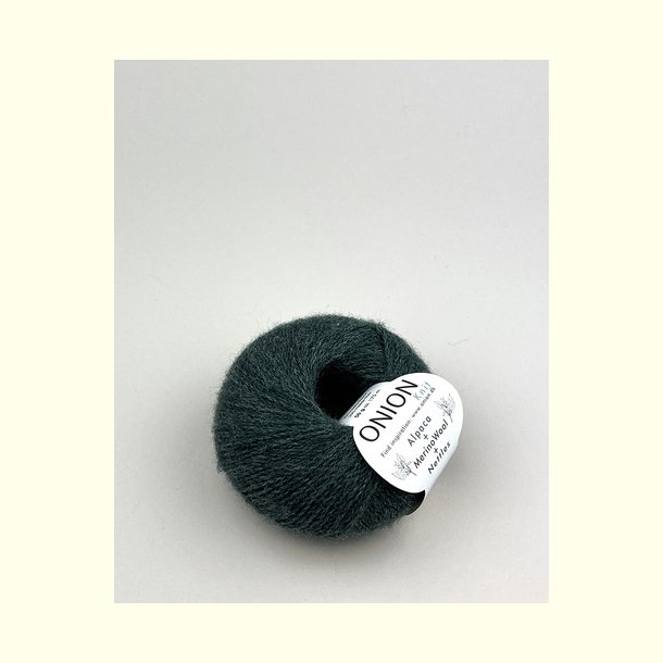 Onion Garn - Alpaca + Merino + Nettles - M�rk Gr�n (1216) - 50g
